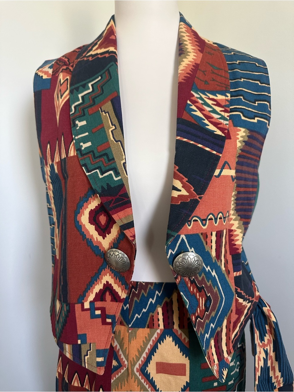 Southwestern WRAPS Vintage 90’s Outfit - Picture 2 of 6